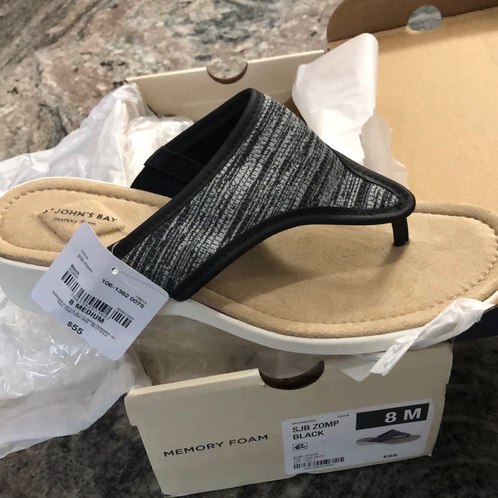 Brand new sandals. St John’s Bay